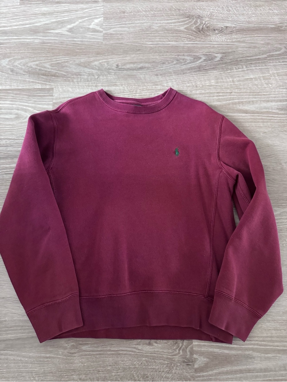 Polo by Ralph Lauren Burgundy Crewneck Sweatshirt